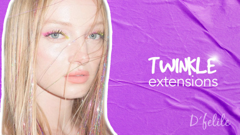 Twinkle extensions – Extensiones con glitter
